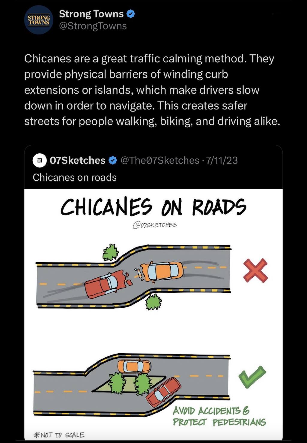 This meme is a satirical image that critiques the lack of physical barriers in some Chicanos' (a community of people of Mexican descent) neighborhoods. The image shows an example of a street where a Chicanos' neighborhood is not properly protected from traffic, and an example of a street where a Chicanos' neighborhood is protected from traffic. The image also includes the text "Chicanos on roads" and "Chicanos on roads" at the top and bottom of the image, respectively.
